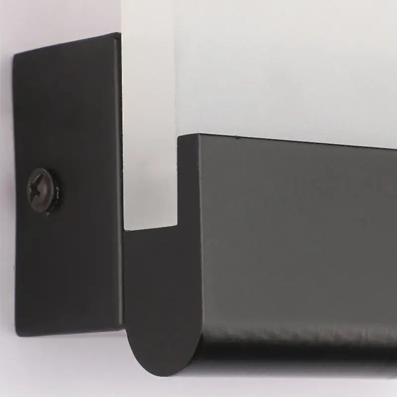 Modern black & white cuboid design led sconce – bedroom wall light