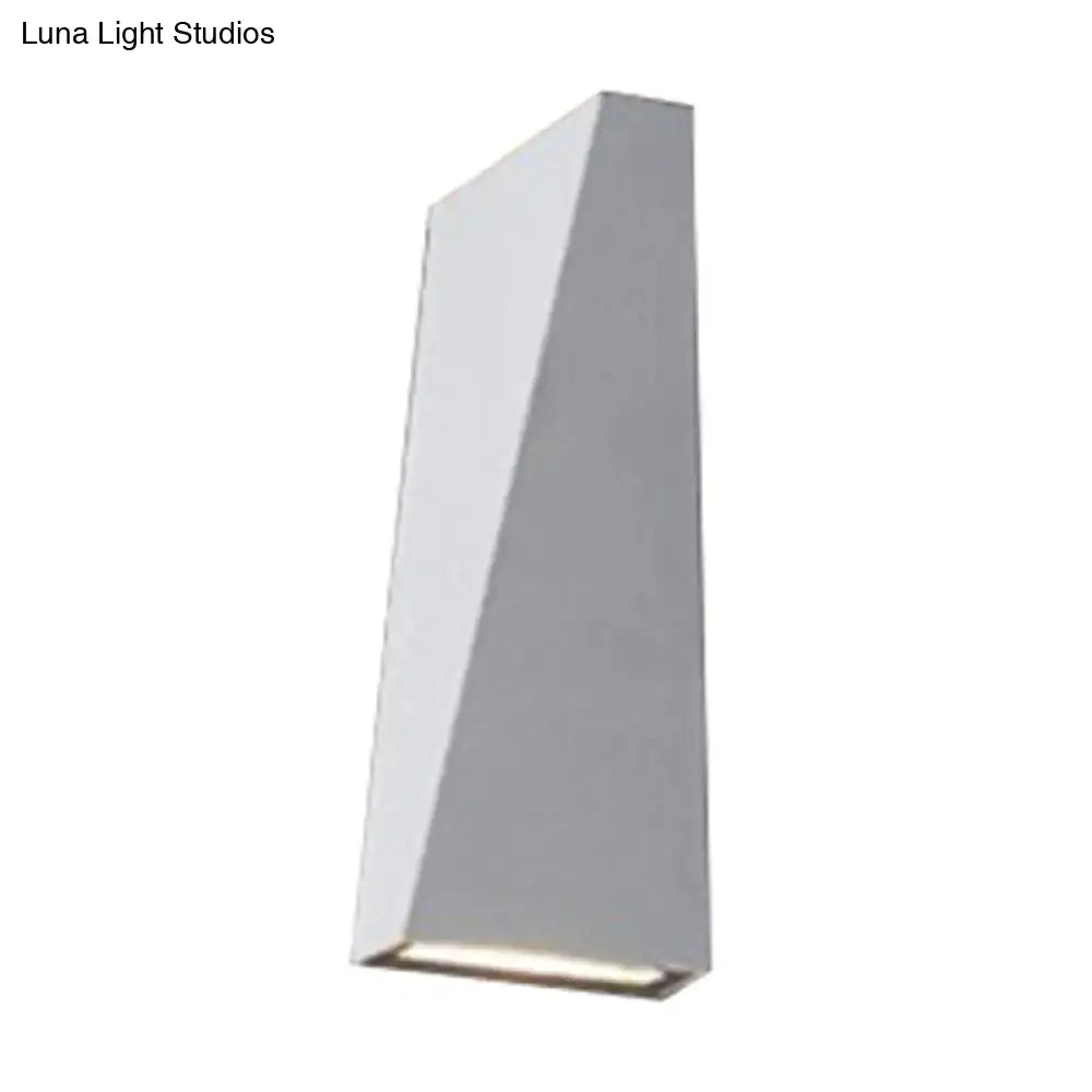 Modern black & white geometric wall sconce bedroom wall lamp