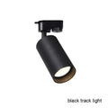 Modern black & white led track lamps – clothing store spotlights