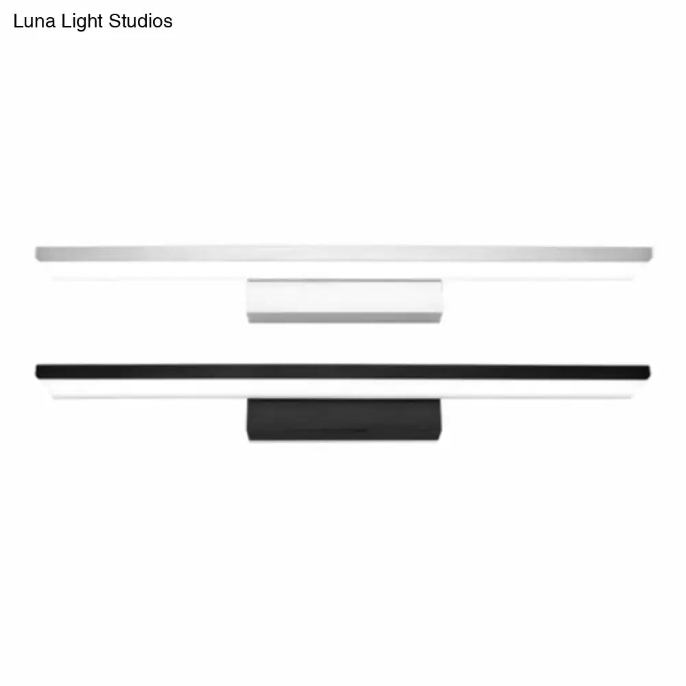 Modern black & white led wall light bathroom fixture 110v-120v