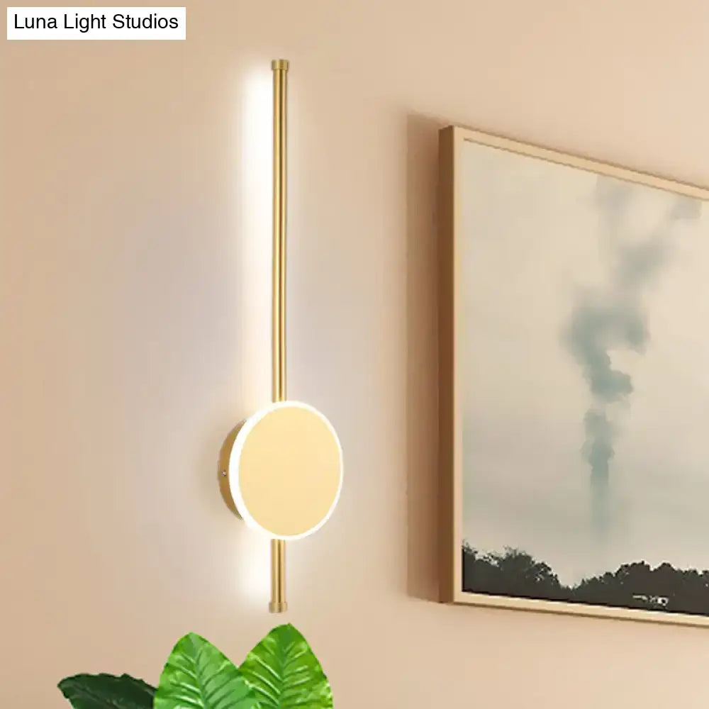 Modern black & white led wall sconce bedroom warm color temperature