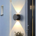 Modern black & white mini cube wall lamp living room sconce