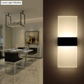 Modern black white rectangular led sconce – living room wall lamp