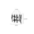 Modern black & white sculptural ceramic vase living room decor