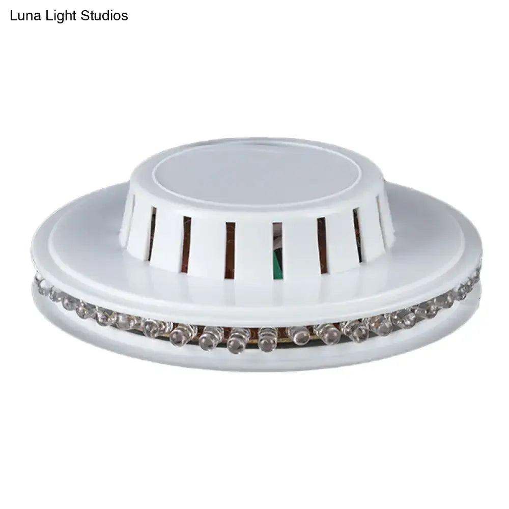 Modern blue ufo karaoke bar wall light black & white led bedroom