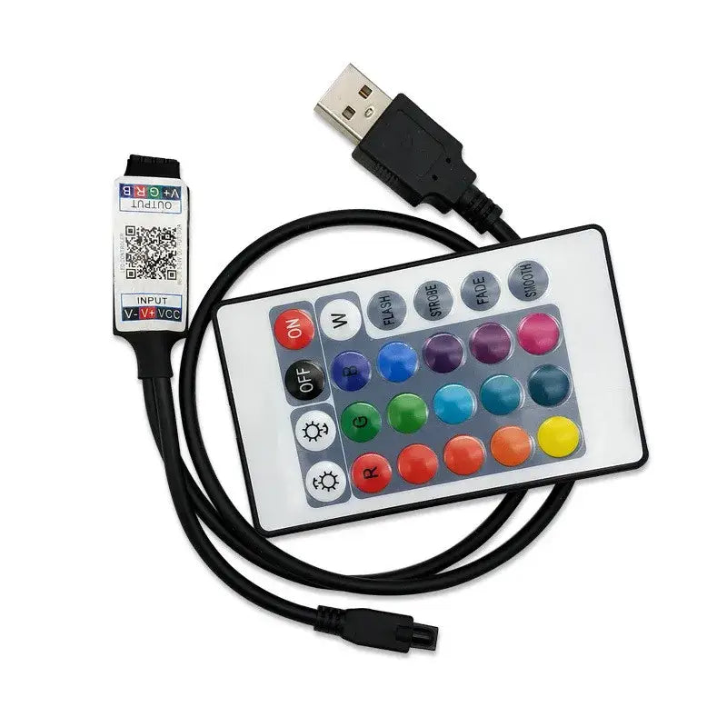 Modern bluetooth rgb led strip light bedroom app control decorbites