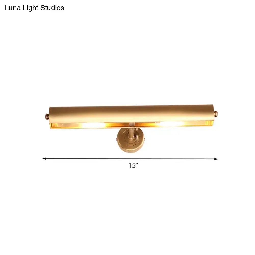 Modern brass adjustable bathroom vanity sconce 110v-120v light
