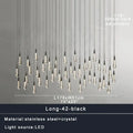 Modern brass crystal ceiling pendant light – dining room teardrop