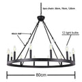 Modern brass double tier pendant chandelier living room light