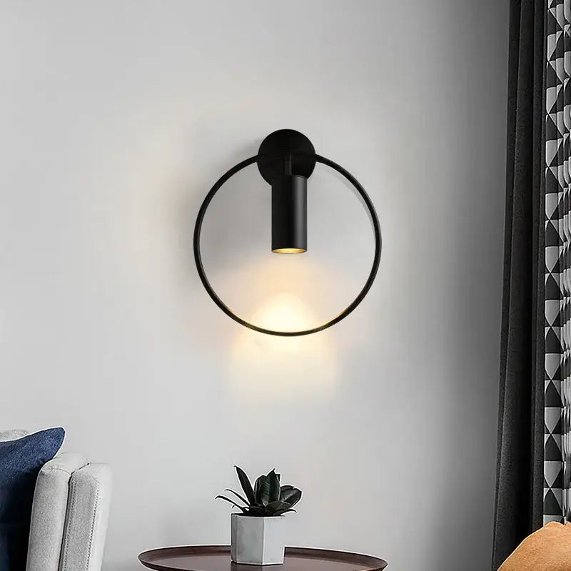 Modern brass gold adjustable led wall sconce for corridor