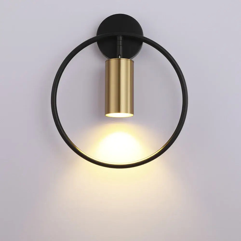 Modern brass gold adjustable led wall sconce for corridor