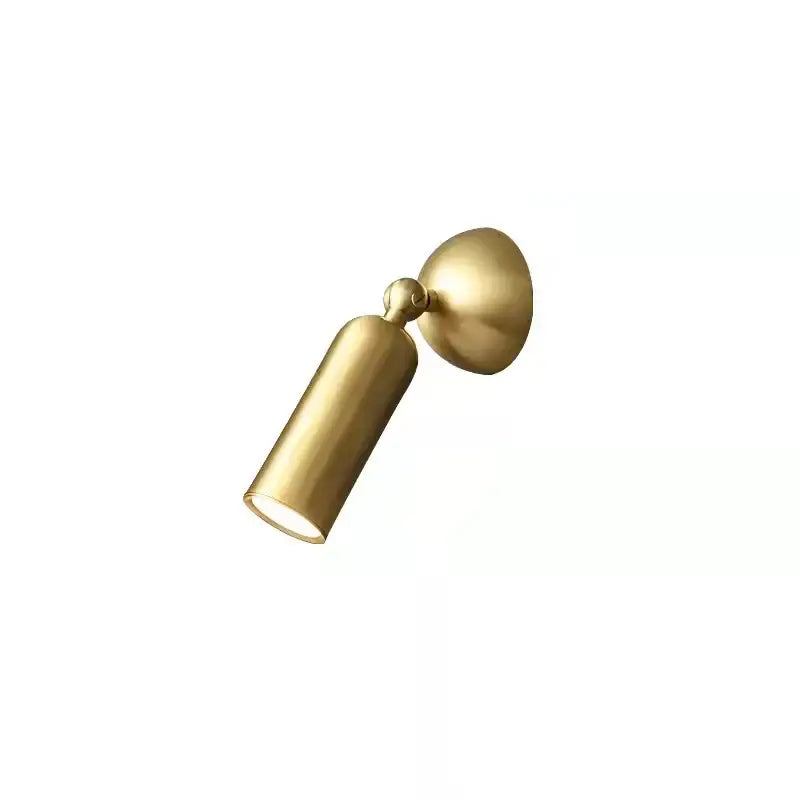 Modern brass rotatable led wall sconces bedroom gold spotlight