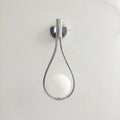 Modern brass wall sconce frosted glass teardrop living room light
