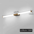 Modern bronze led mirror front wall lamp for bathroom bedroom vanity