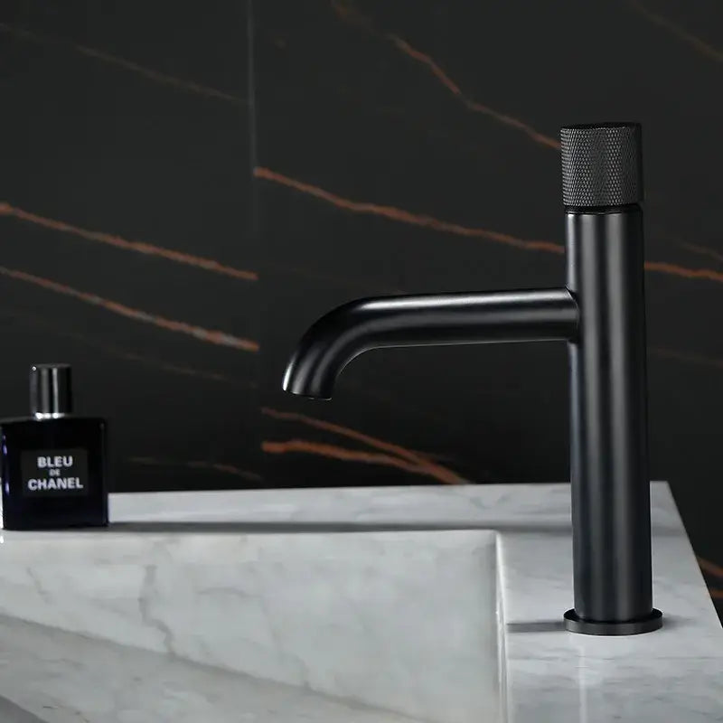 Modern brushed gold basin faucet bathroom hot water mixer tap