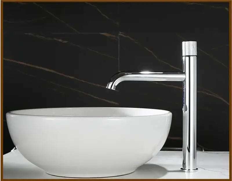 Modern brushed gold basin faucet bathroom hot water mixer tap