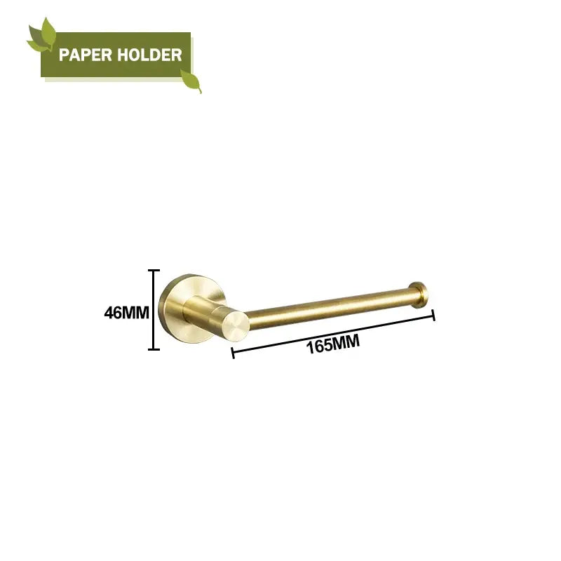 Modern brushed gold bath hardware set bathroom accessories