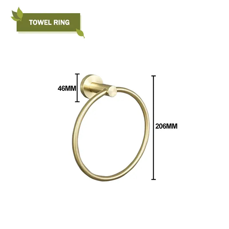 Modern brushed gold bath hardware set bathroom accessories