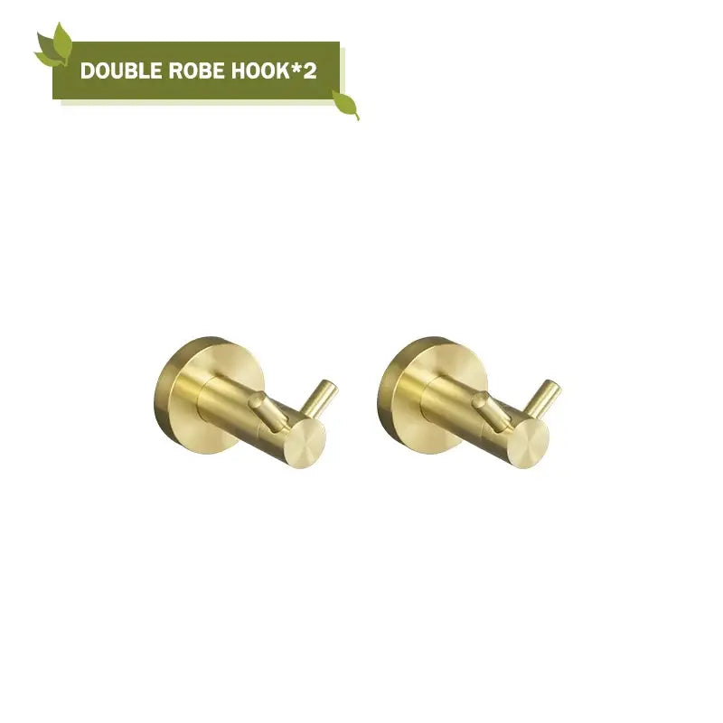 Modern brushed gold bath hardware set bathroom accessories
