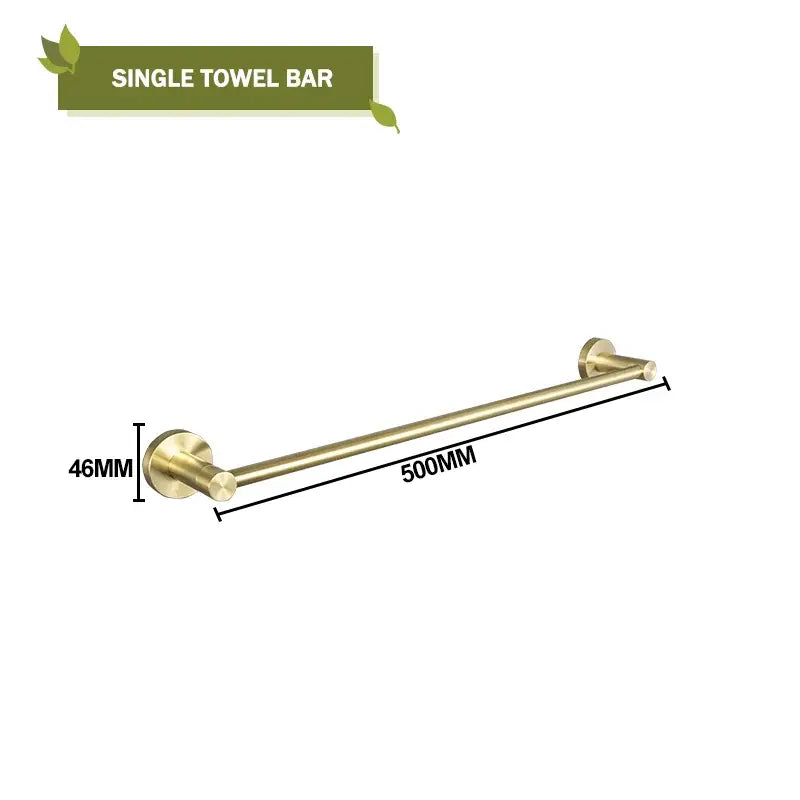 Modern brushed gold bath hardware set bathroom accessories
