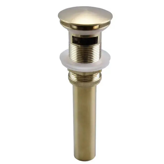 Modern brushed gold & black basin faucet kitchen rotating tap