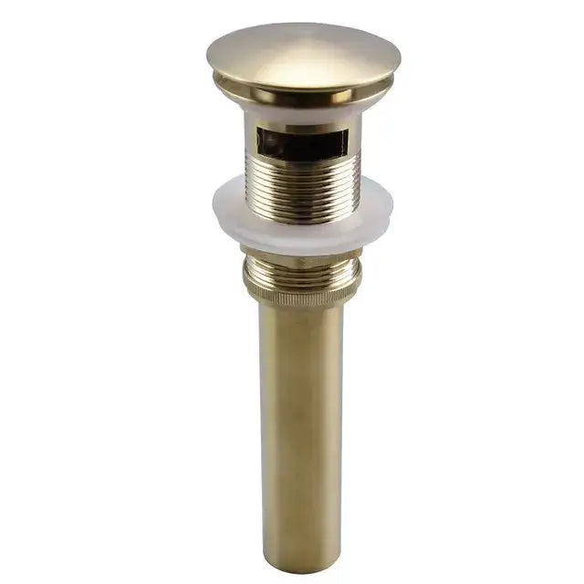 Modern brushed gold & black rectangular basin tap bathroom sink mixer