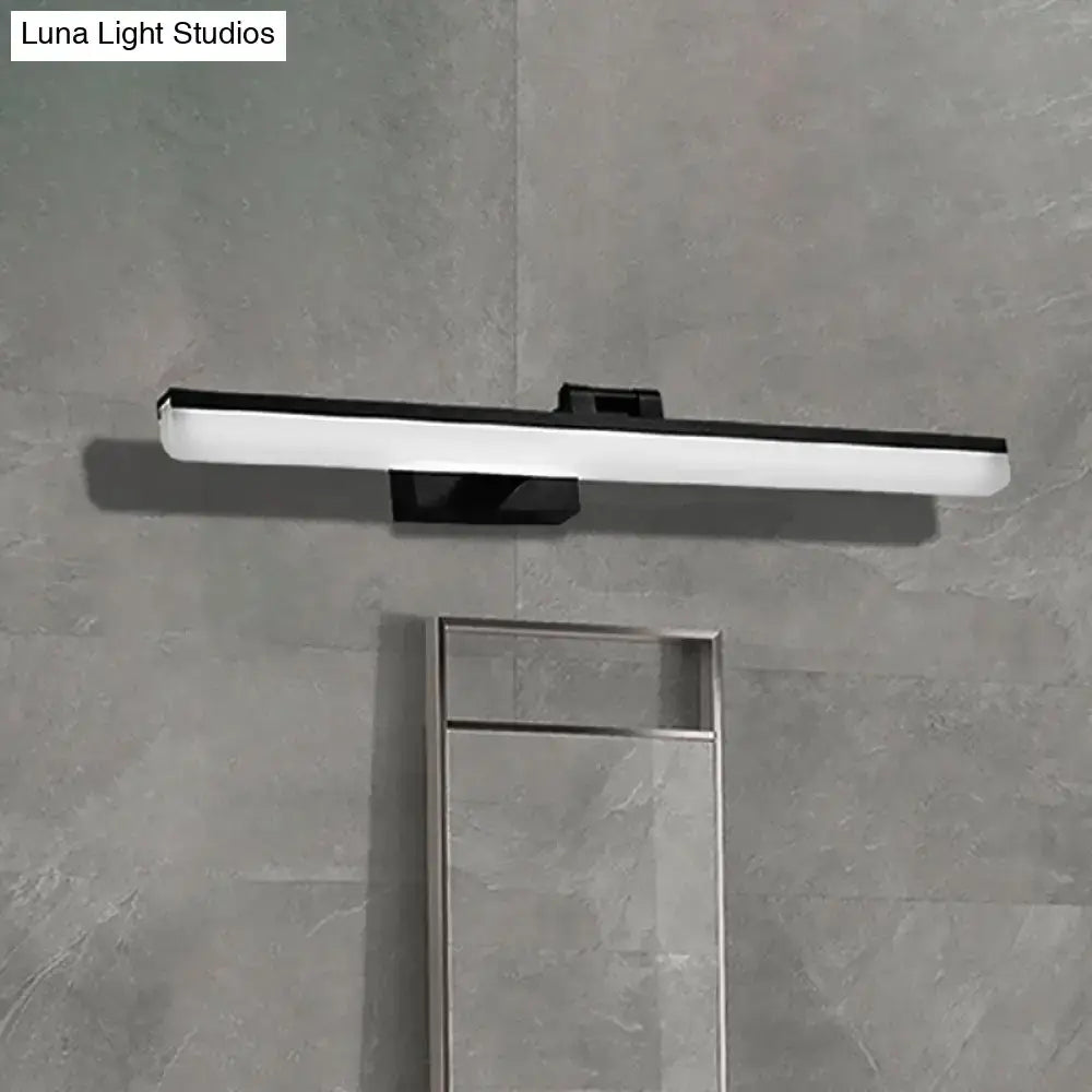 Modern brushed metal led vanity sconce bathroom light 110v-120v