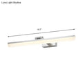 Modern brushed metal led vanity sconce bathroom light 110v-120v