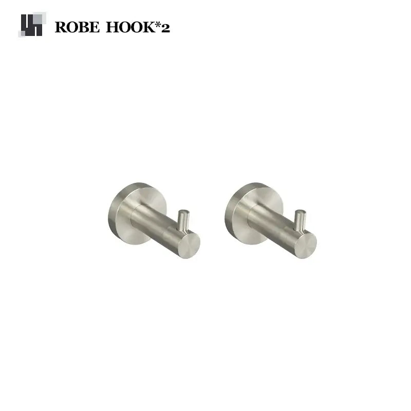 Modern brushed nickel stainless steel hardware set bathroom towel bar