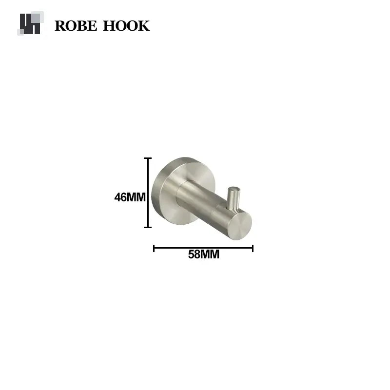 Modern brushed nickel stainless steel hardware set bathroom towel bar