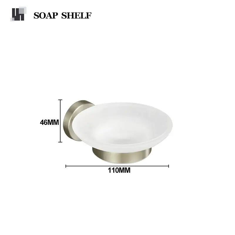 Modern brushed nickel stainless steel hardware set bathroom towel bar