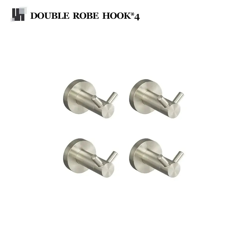 Modern brushed nickel stainless steel hardware set bathroom towel bar