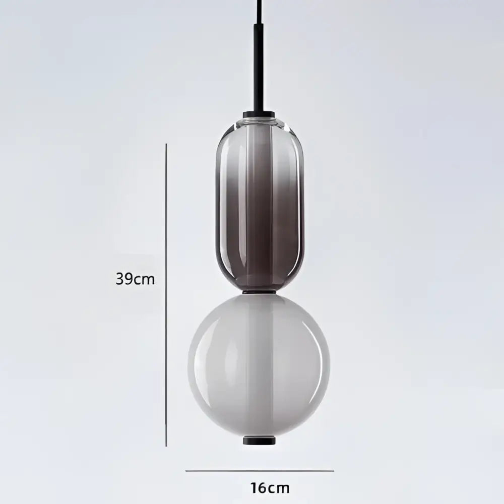 Modern candy glass ceiling hanging chandelier for loft living room