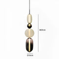 Modern candy glass ceiling hanging chandelier for loft living room