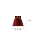 Modern ceramic bowknot bell led lighting fixture for dining room