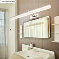 Modern chrome adjustable led vanity light – bathroom mirror spotlight