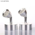 Modern chrome adjustable spotlight wall sconce bedroom white light