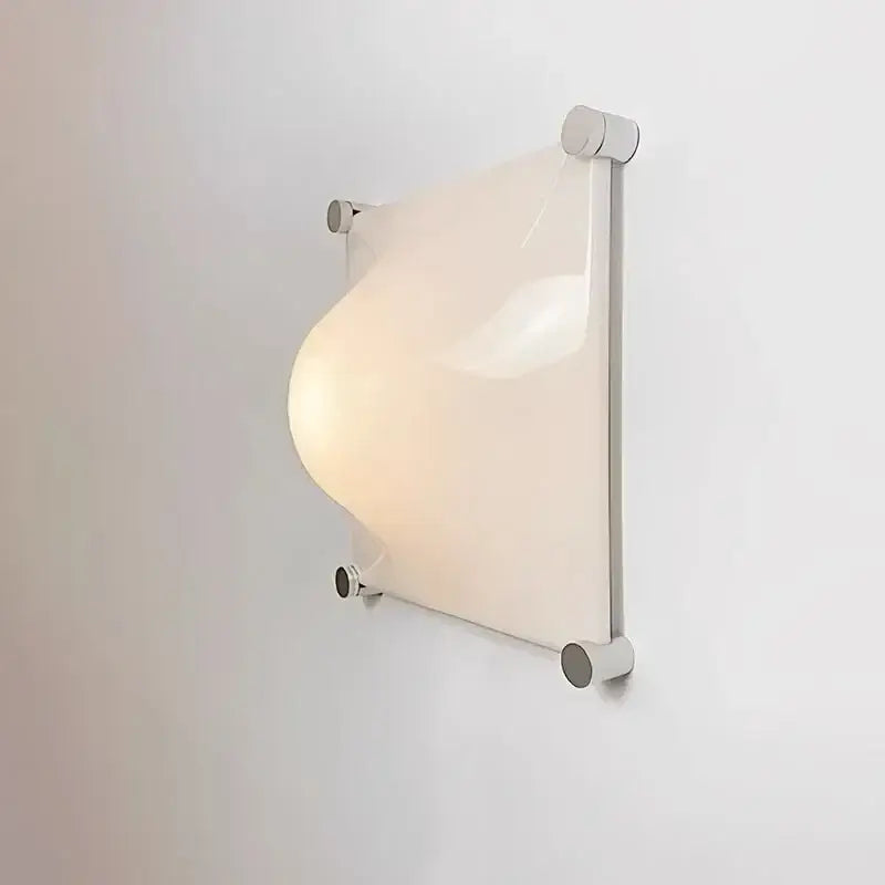 أباليك حائط بتصميم البولا من الكروم والزجاج بتصميم عصري مصابيح غرفة نوم