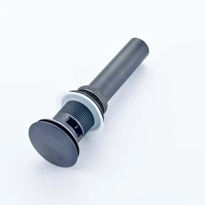 Modern chrome and gold pop up drain bathroom sink stopper