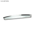 Modern chrome arched led vanity light bathroom wall sconce 110v-120v