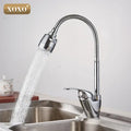 Modern chrome brass kitchen faucet with multifunction pull down spray