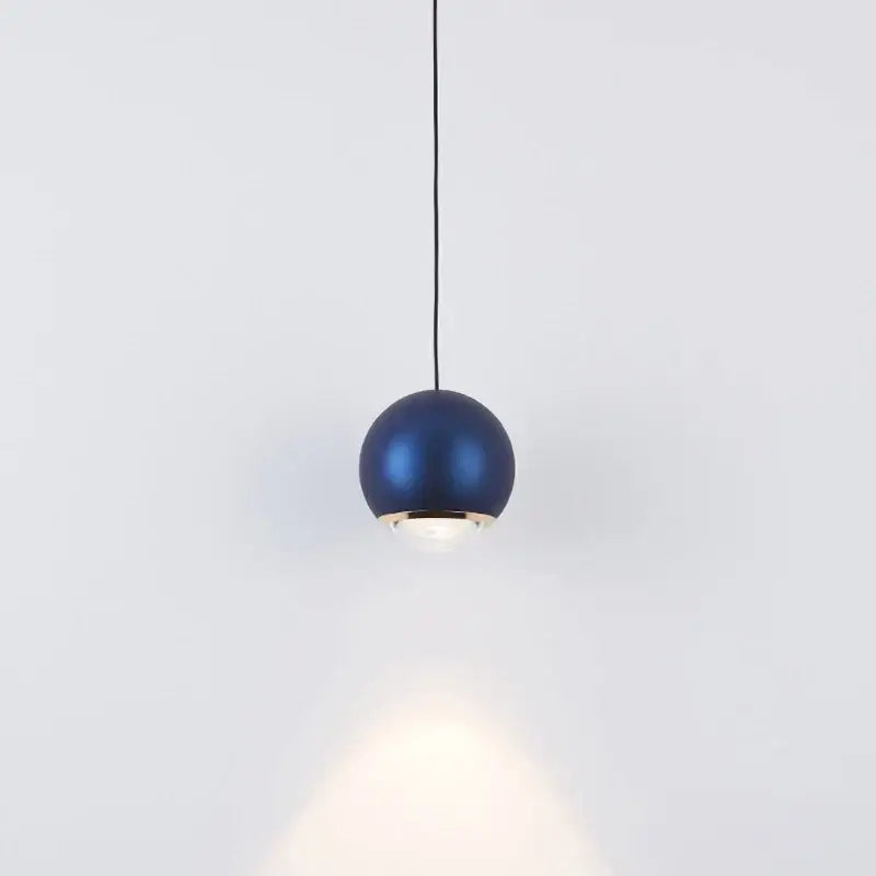 Modern chrome & copper ball pendant light dining room led chandelier