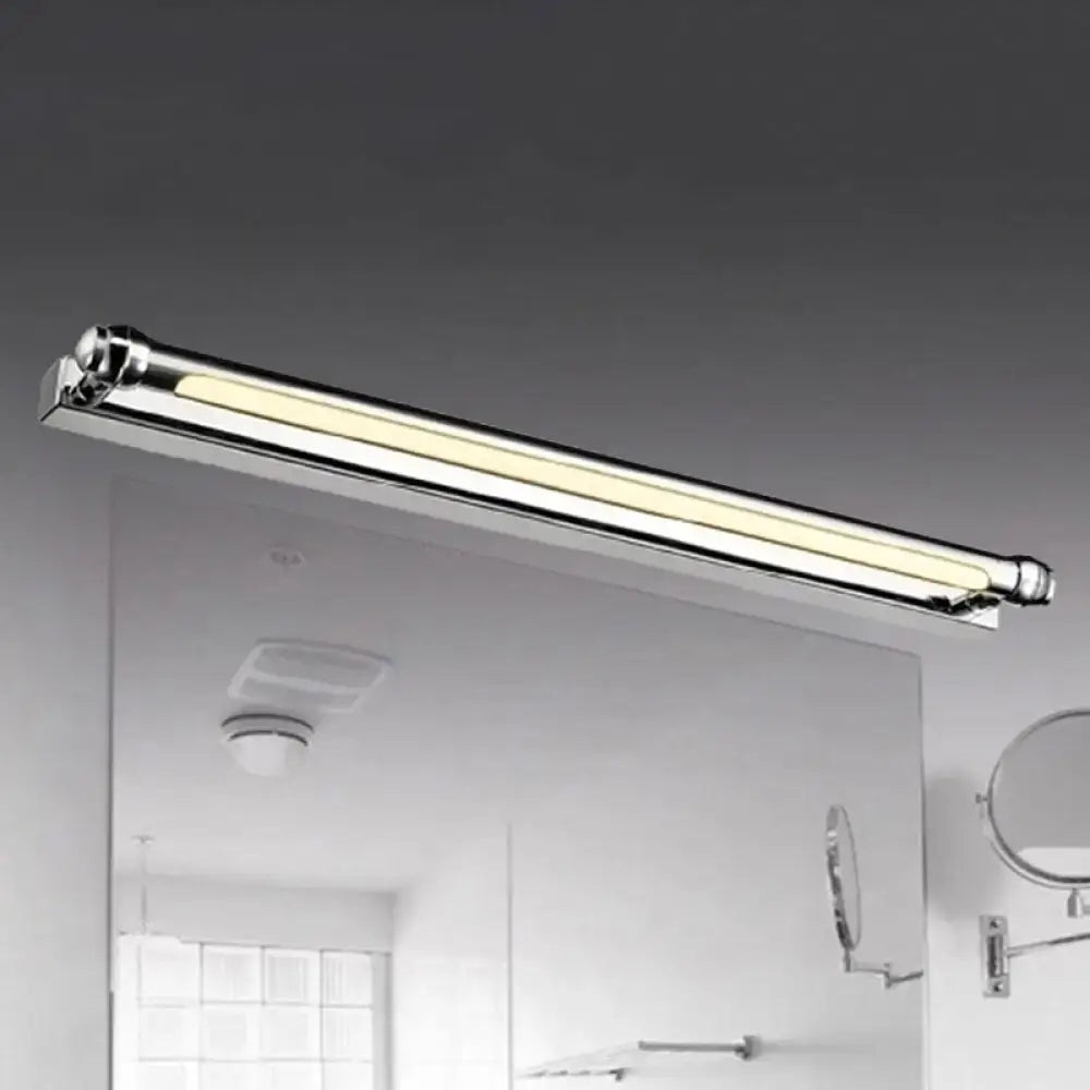 Modern chrome finish led vanity lamp bathroom light mirror handle