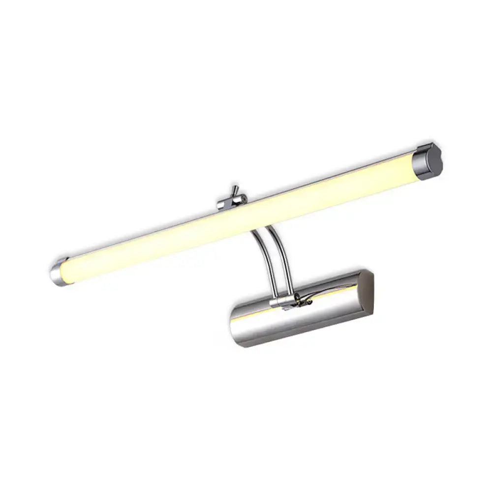 Modern chrome led indoor vanity light bathroom wall sconce