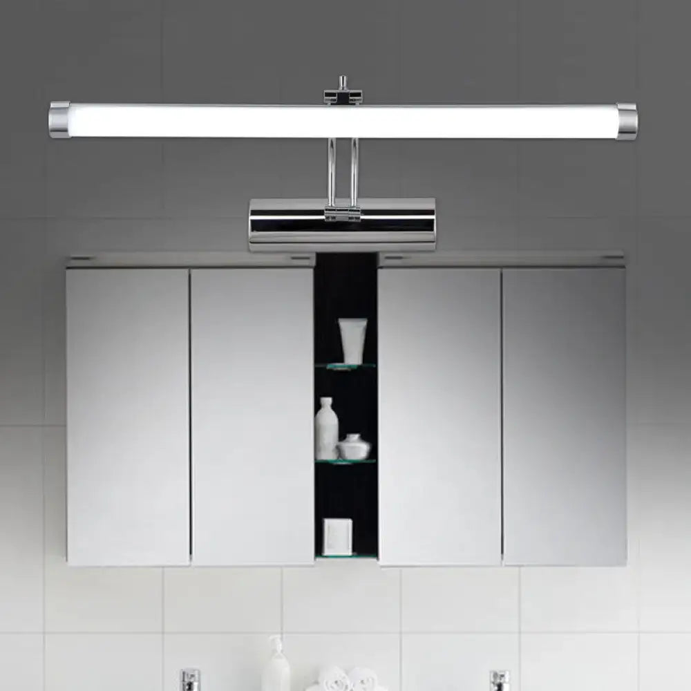 Modern chrome led indoor vanity light bathroom wall sconce