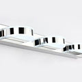 Modern chrome led vanity mirror light bathroom sconce chrome & white