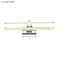 Modern chrome wall light with sleek elongated design and warm white led illumination for bathroom use