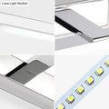 Modern chrome led white rod wall lamp bathroom vanity light