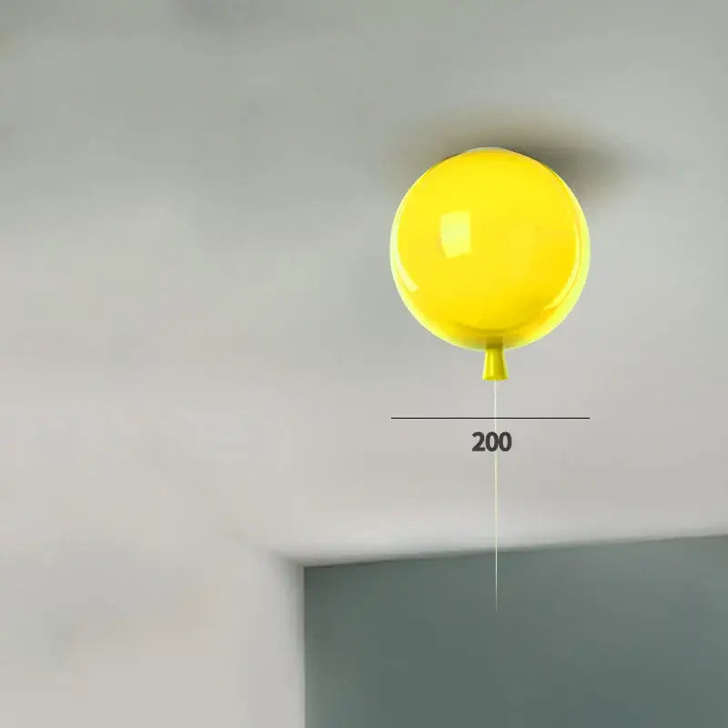 Modern colorful balloon acrylic ceiling light for kids bedroom