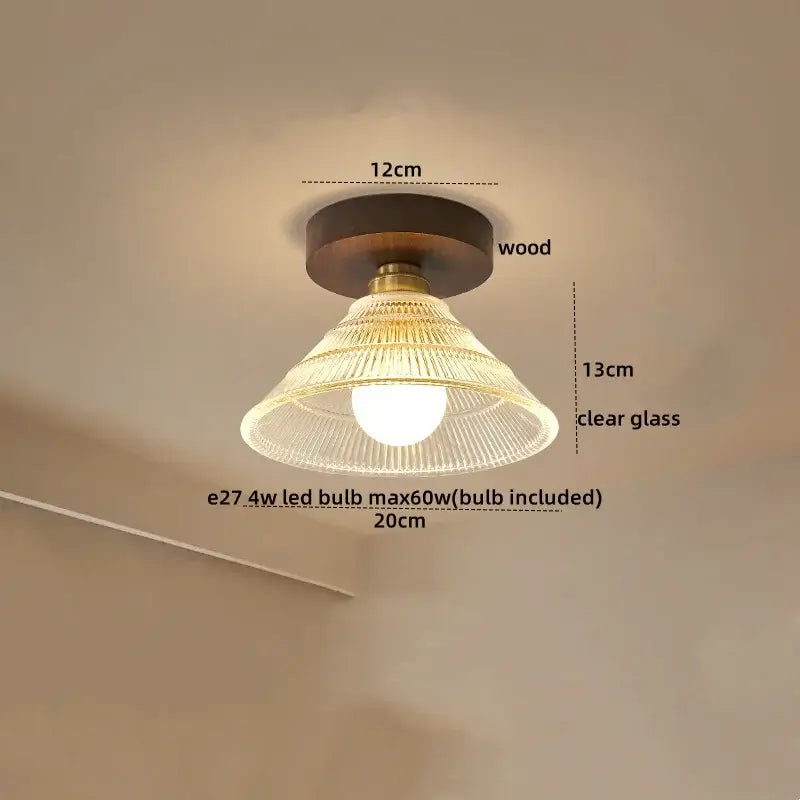 Modern colorful glass led ceiling lamp living room light fixture